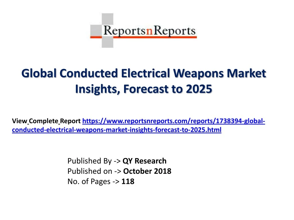 global conducted electrical weapons market