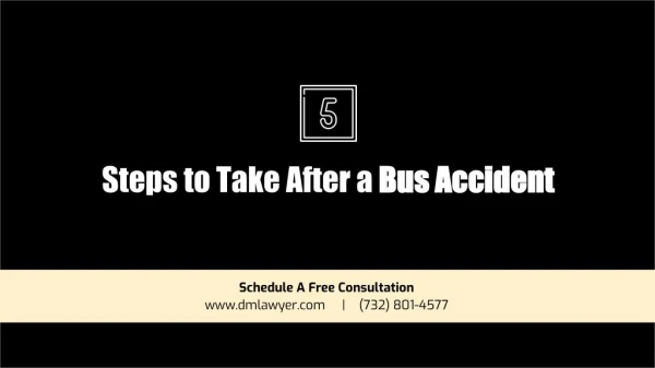 Important Steps To Take After A Bus Accident