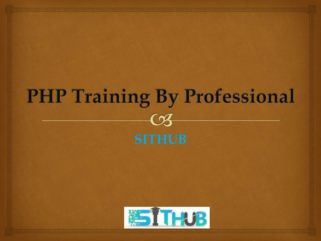 php training by professional