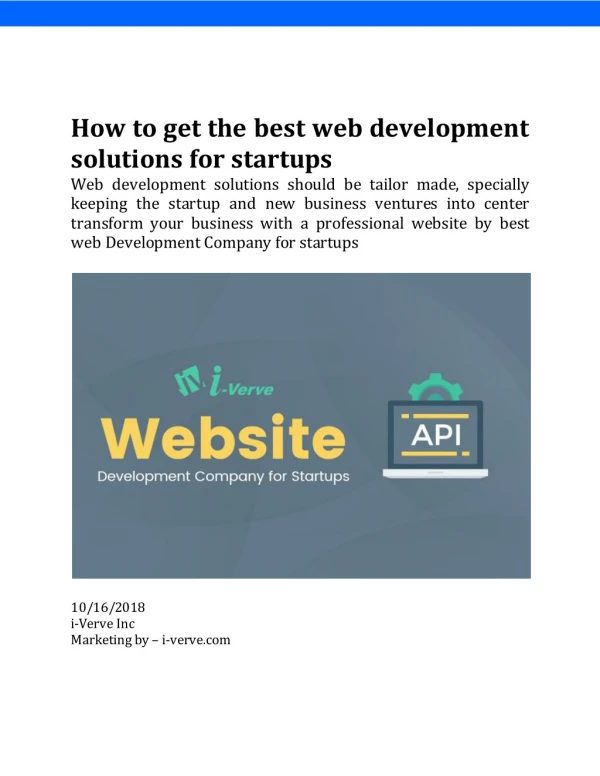 Custom Website Design and Web Development Solutions for Startups