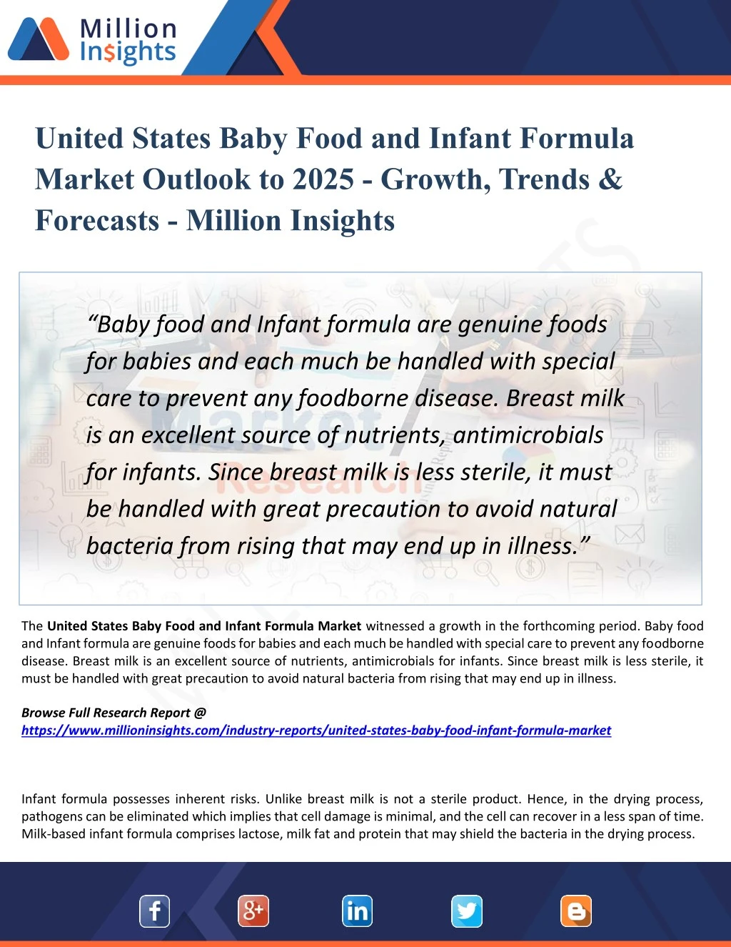 united states baby food and infant formula market