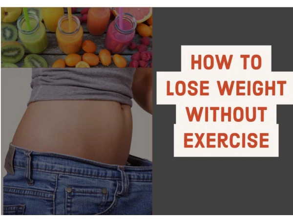 How To Lose Weight Without Exercise: Frank Dilullo