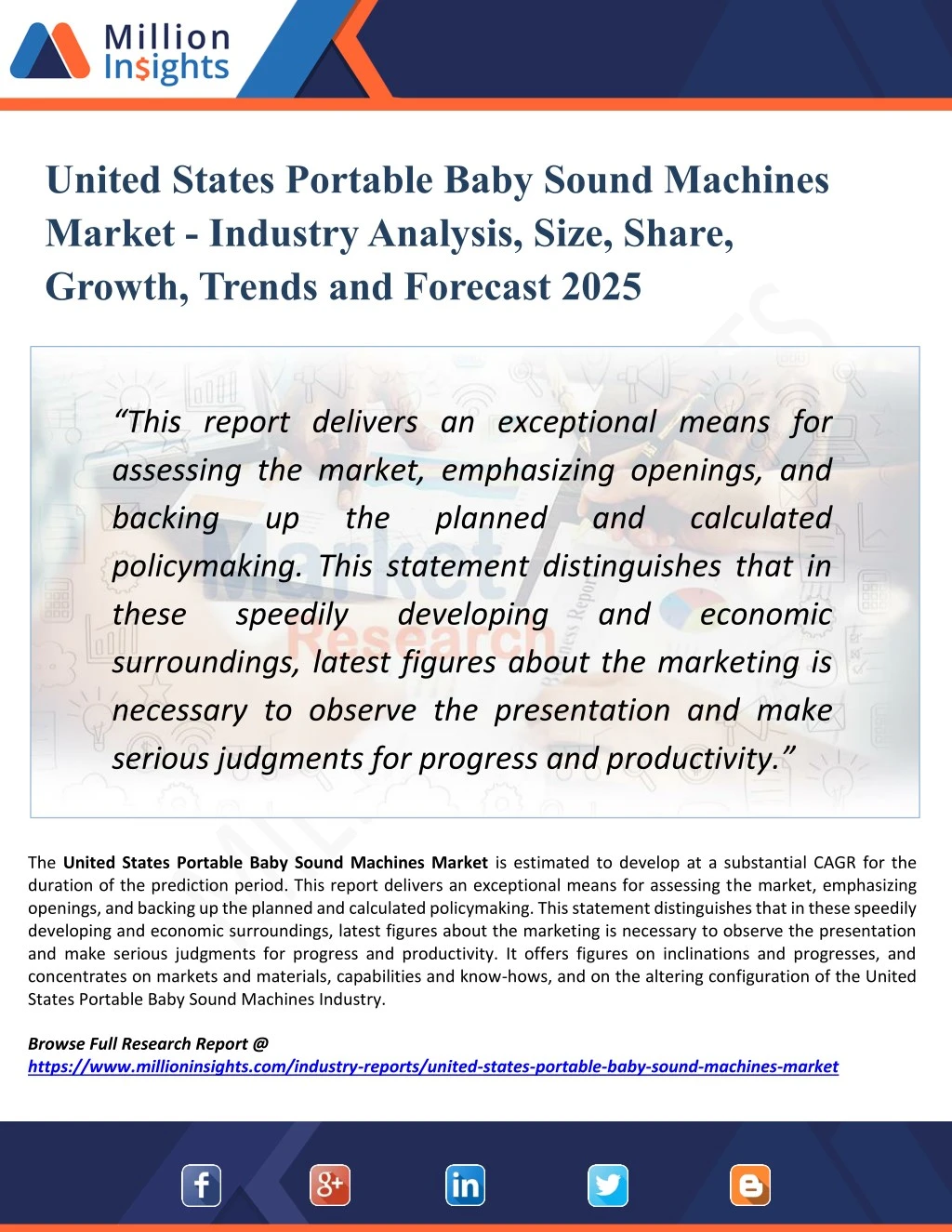 united states portable baby sound machines market
