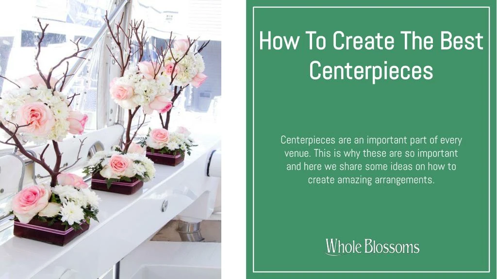 how to create the best centerpieces