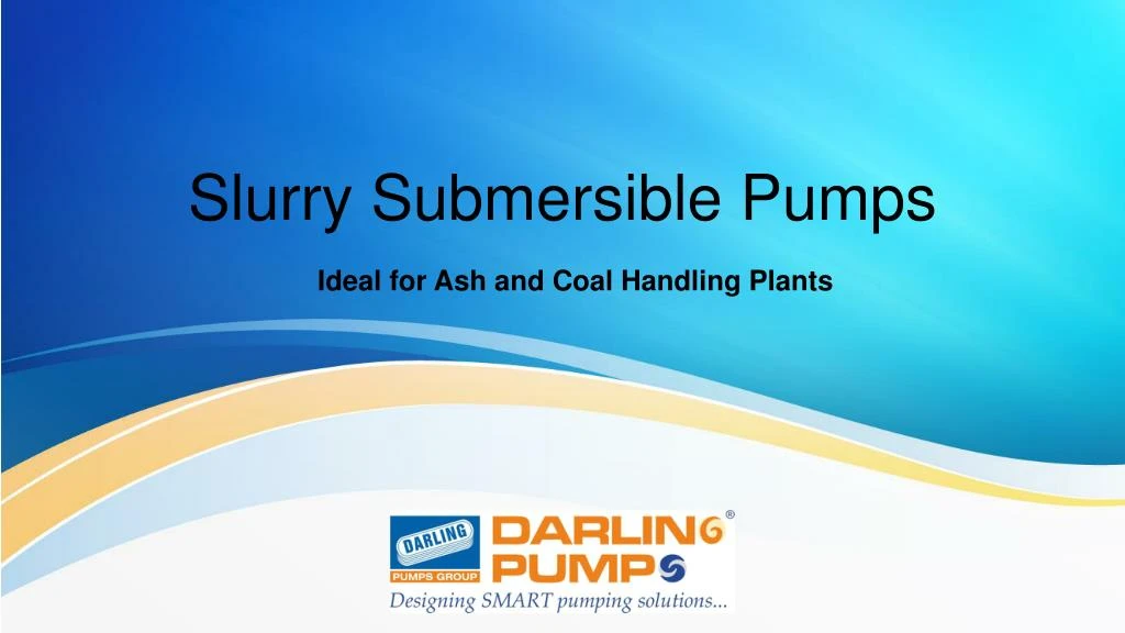 slurry submersible pumps