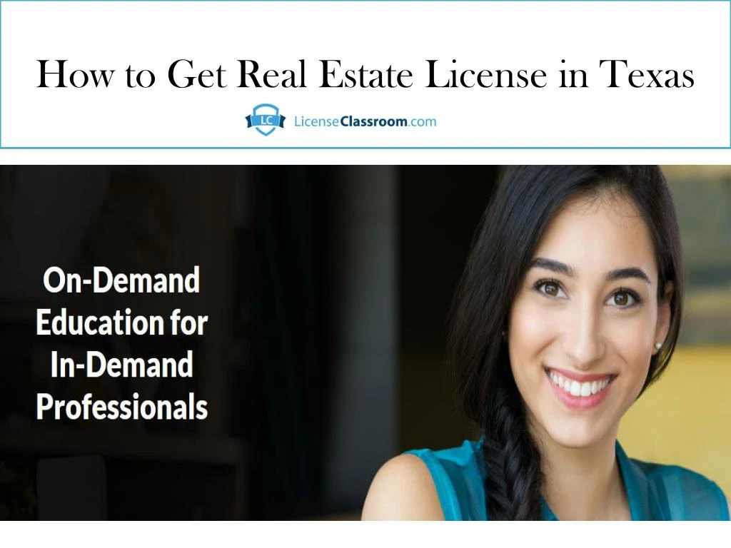 how to get real estate license in texas