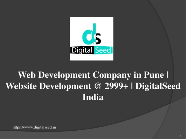 Web Development Company in Pune | Website Development @ 2999 | Website Development agency in Pune | DigitalSeed India