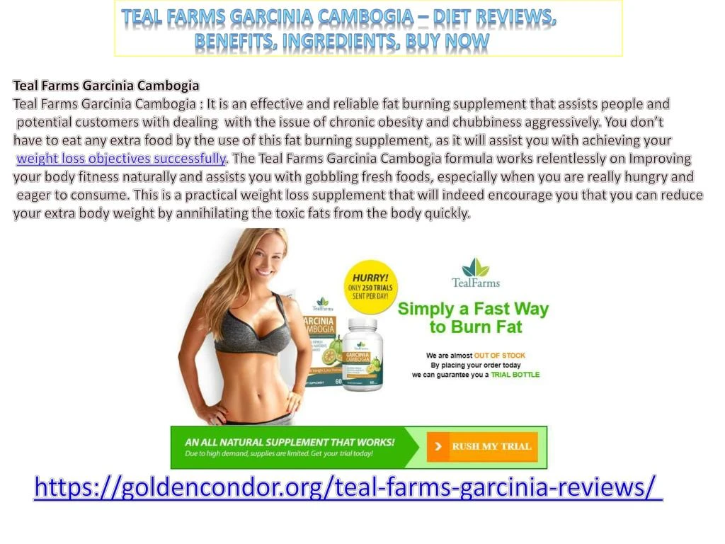 teal farms garcinia cambogia diet reviews