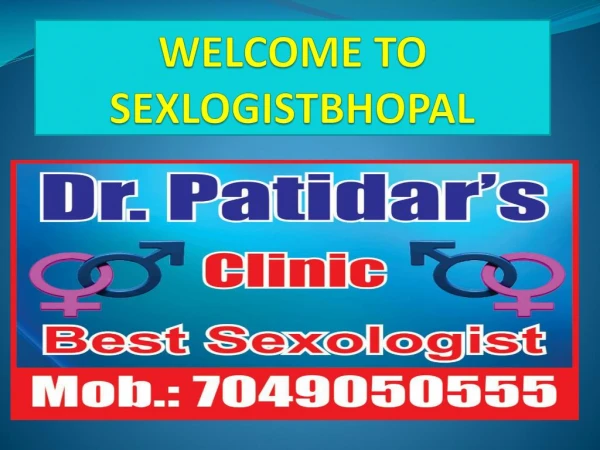 Sexologist Doctors for Male and Female