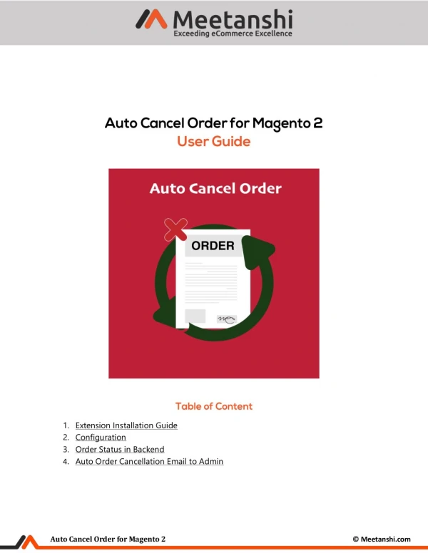 Magento 2 Auto Cancel Order