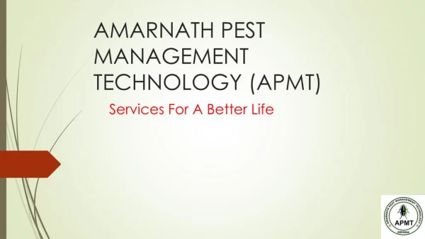 amarnath pest control management technology