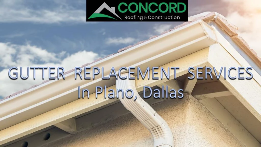gutter replacement services in plano dallas