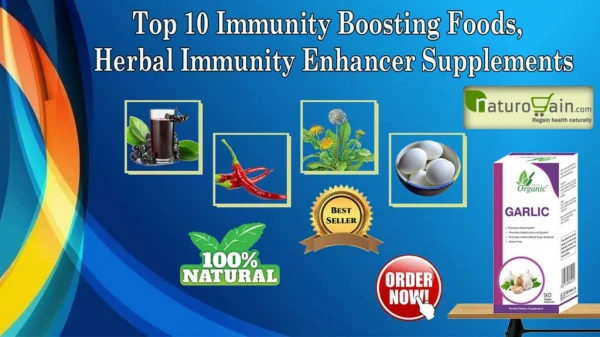 Top 10 Immunity Boosting Foods, Herbal Immunity Enhancer Supplements