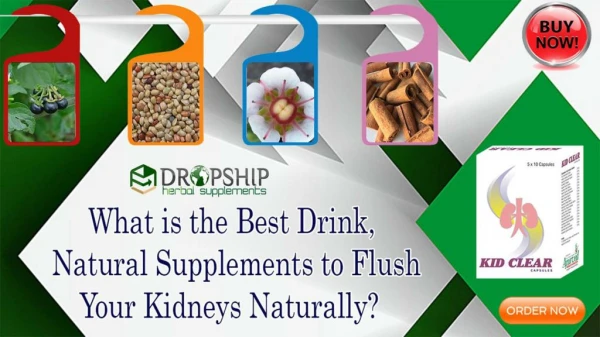 What is the Best Drink, Natural Supplements to Flush Your Kidneys Naturally?
