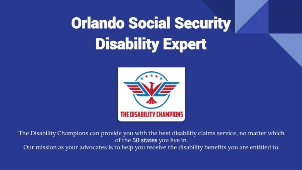 Social Security Disability Experts in Orlando