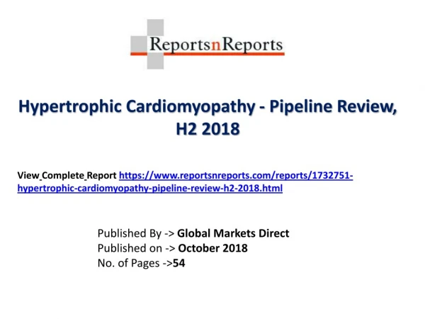 Hypertrophic Cardiomyopathy Industry Preclinical Discovery Stages Dynamic Real Time Process Tracking