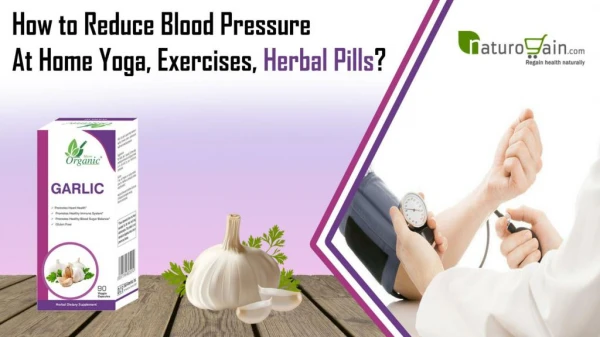 Yoga Poses, Exercises and Herbal Pills to Reduce Blood Pressure at Home