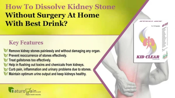 Best Drink to Dissolve Kidney Stone without Surgery at Home Naturally