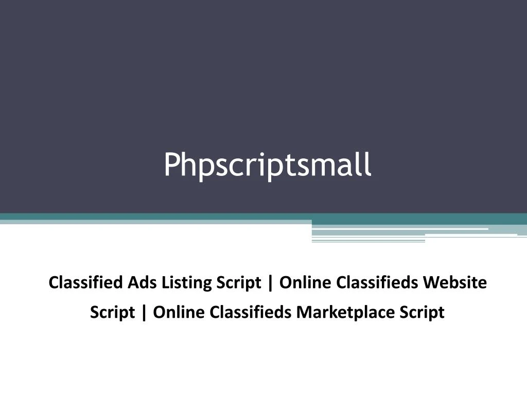 phpscriptsmall