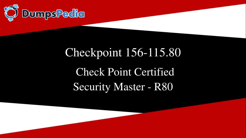 checkpoint 156 115 80 check point certified