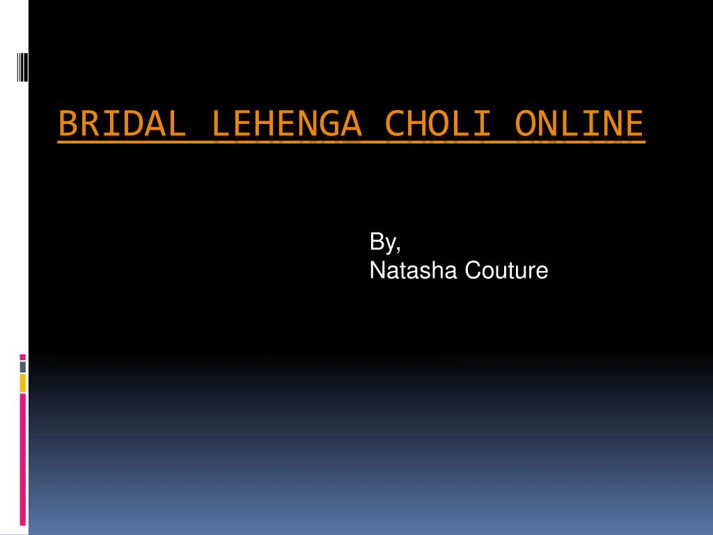 bridal lehenga choli online