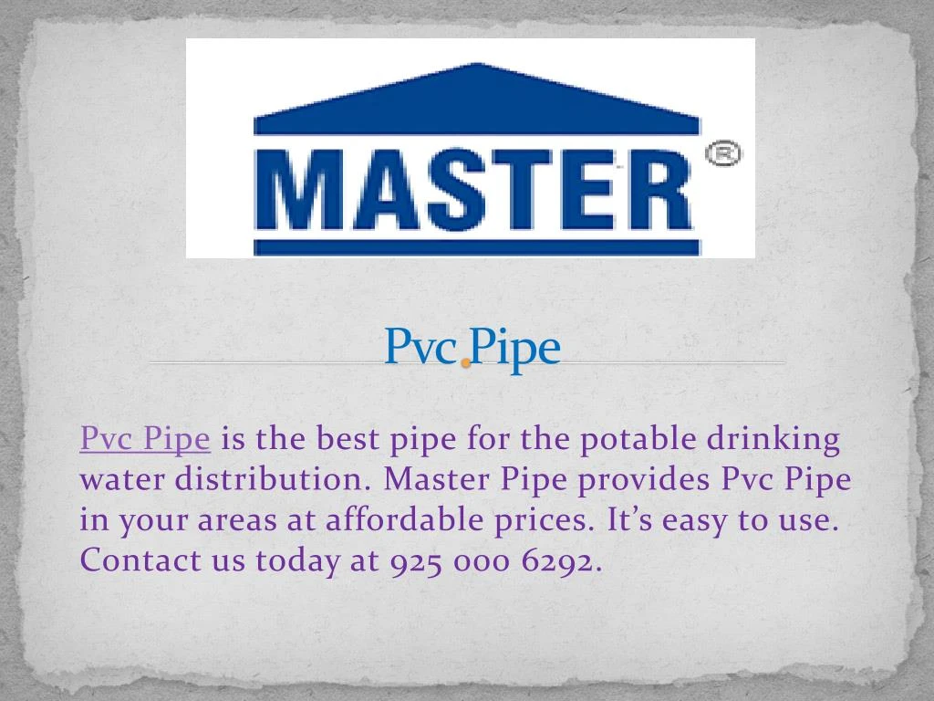 pvc pipe