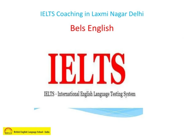 IELTS Coaching in Laxmi Nagar Delhi