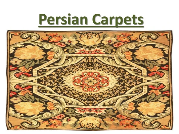 Persian carpet in Dubai