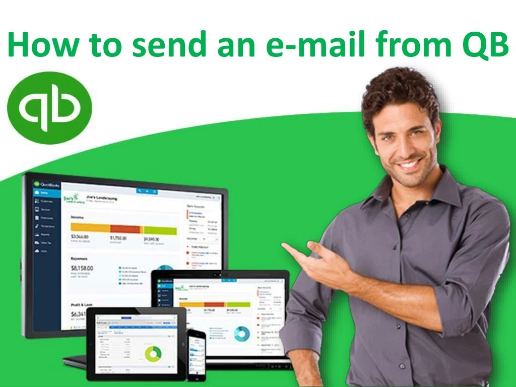 how to send an e mail from qb