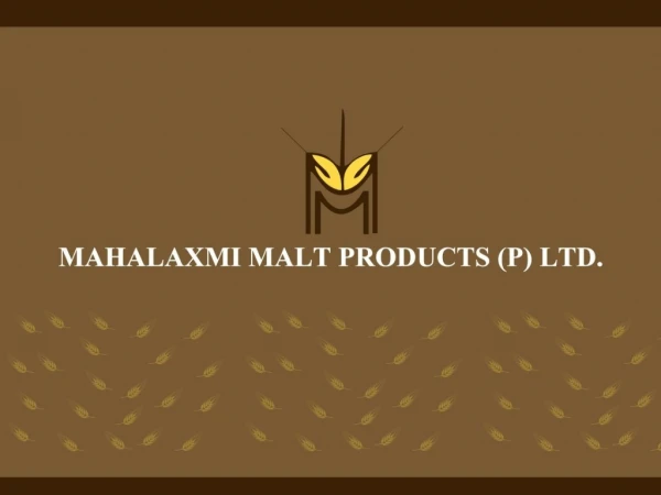 Barley Malt at mahalaxmimaltextract