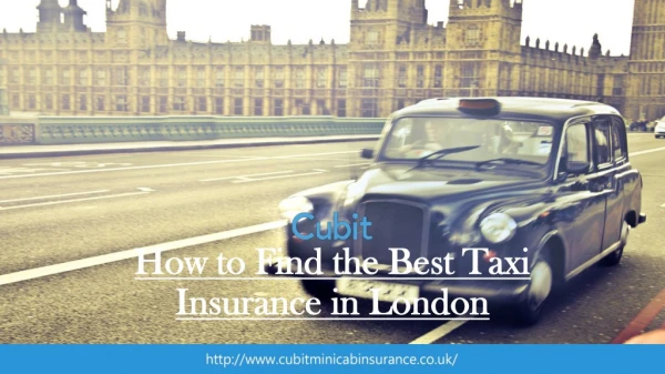 How to Find the Best Taxi Insurance in London