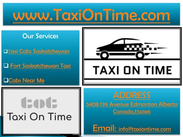 Avail Affordable Taxi in Fort Saskatchewan