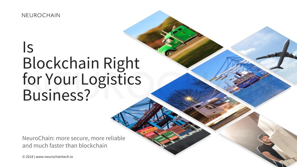 is blockchain right for your logistics business