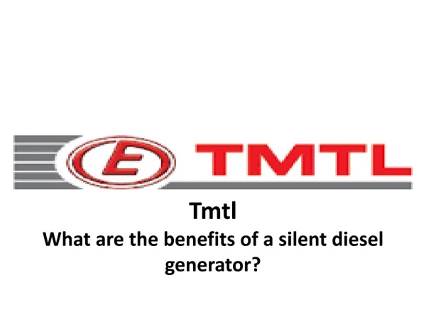 What are the benefits of a silent diesel generator?