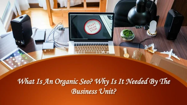 What Is An Organic Seo? Why Is It Needed By The Business Unit?