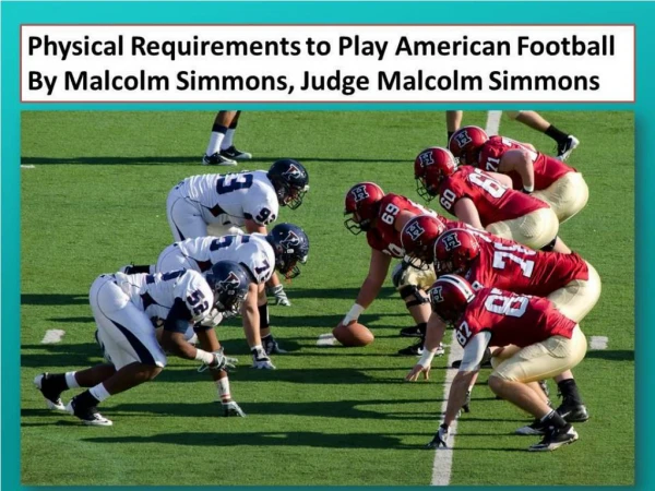 Know Football Rules And Regulations By Malcolm Simmons