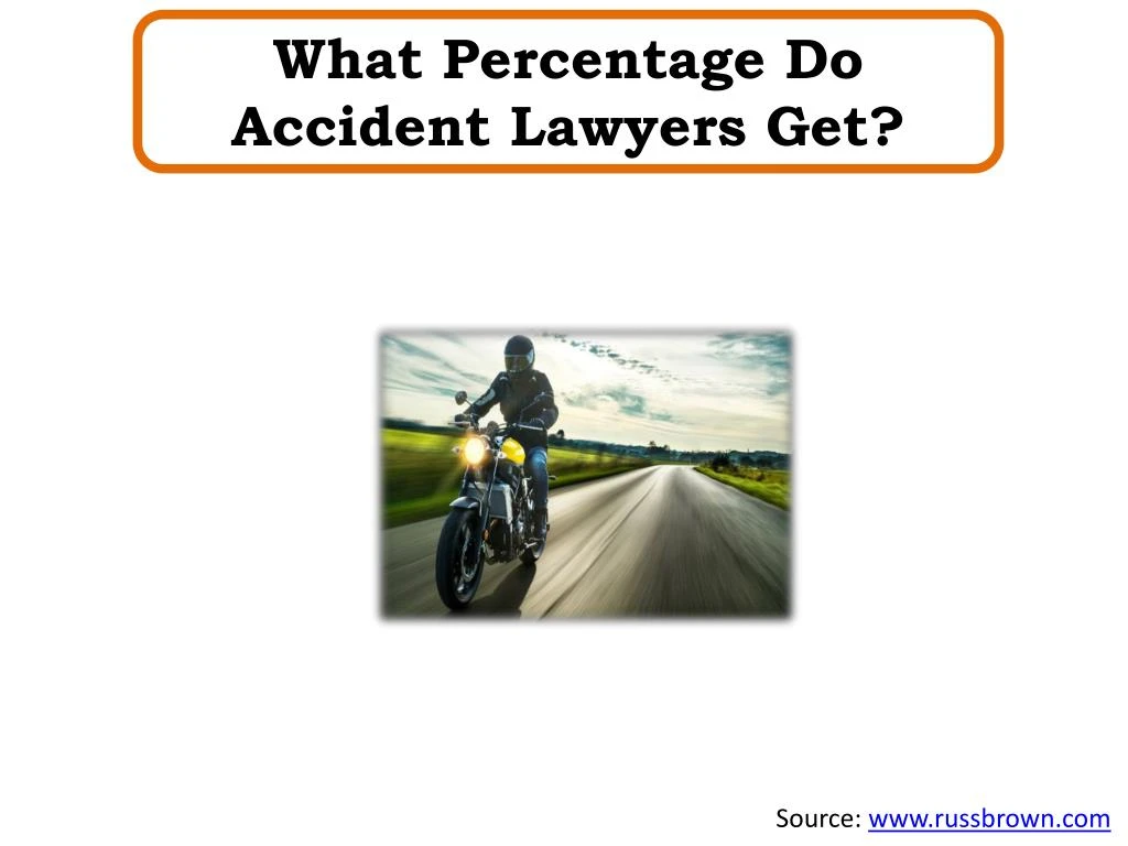 what percentage do accident lawyers get