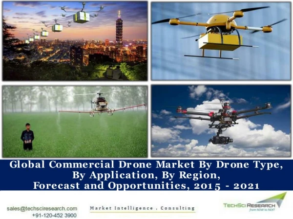 Commercial Drone Market - 2021 | TechSci Research