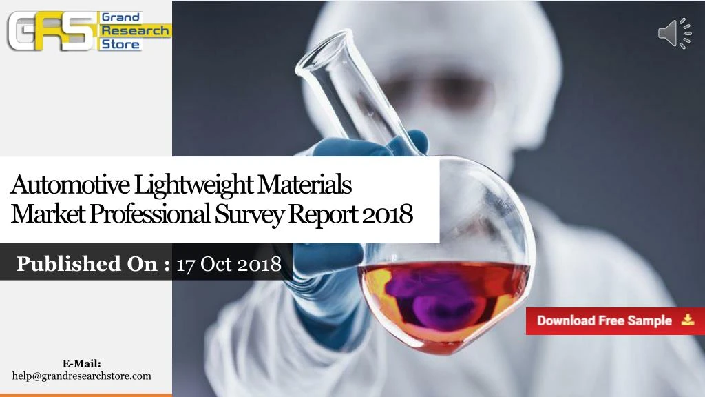automotive lightweight materials market professional survey report 2018