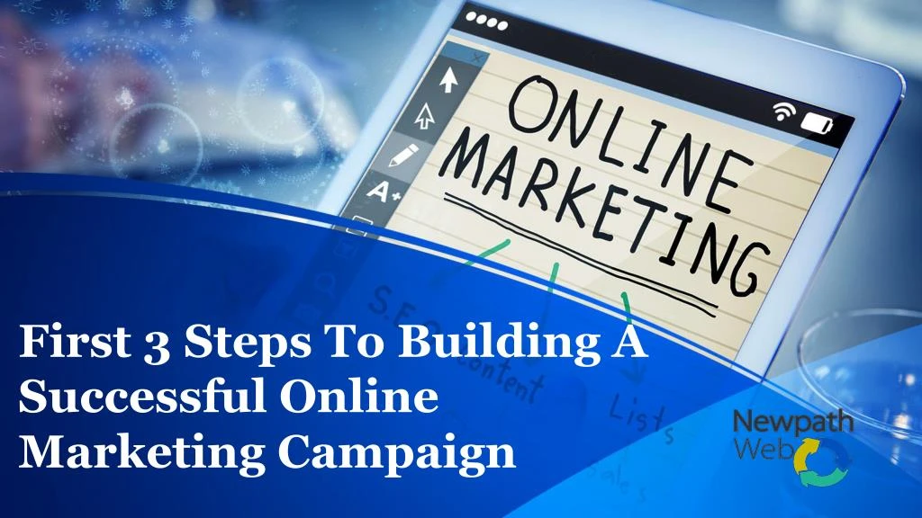 first 3 steps t o building a successful online