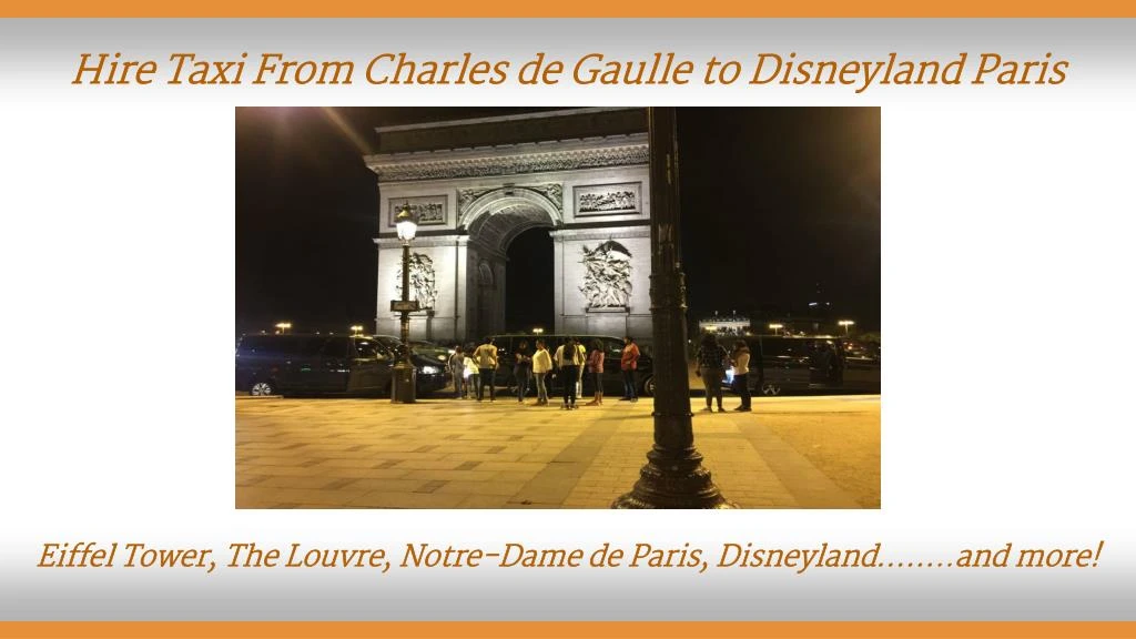 hire taxi from charles de gaulle to disneyland