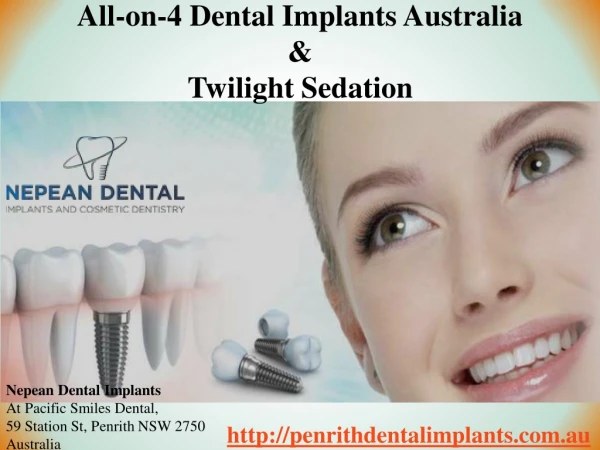 Nepean dental implants Penrith | Twilight sedation Blacktown