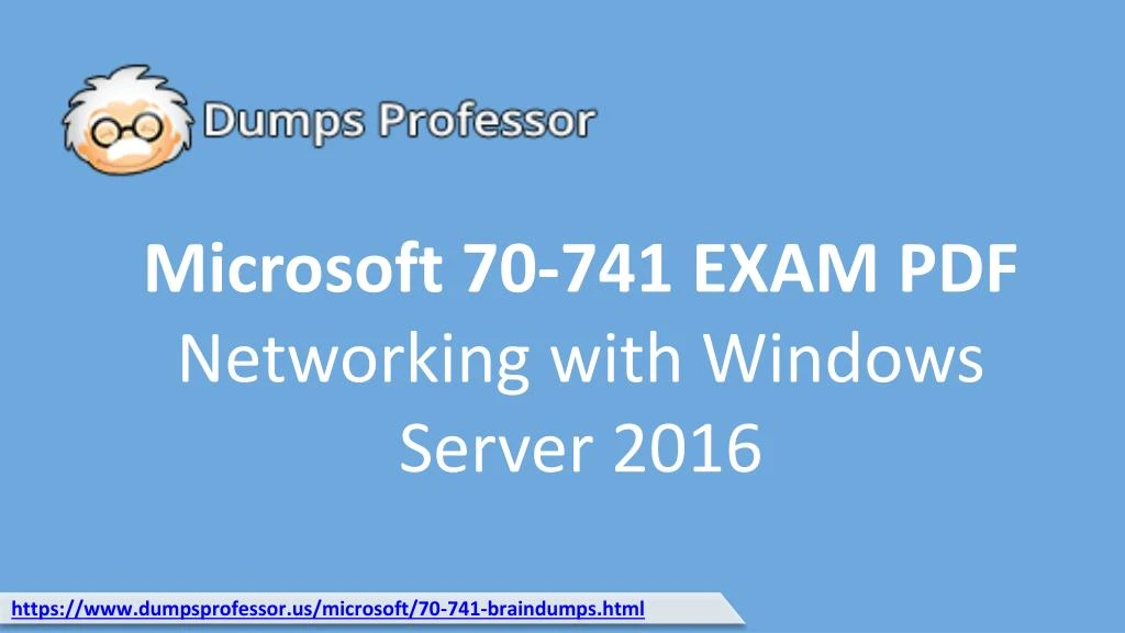microsoft 70 741 exam pdf networking with windows server 2016