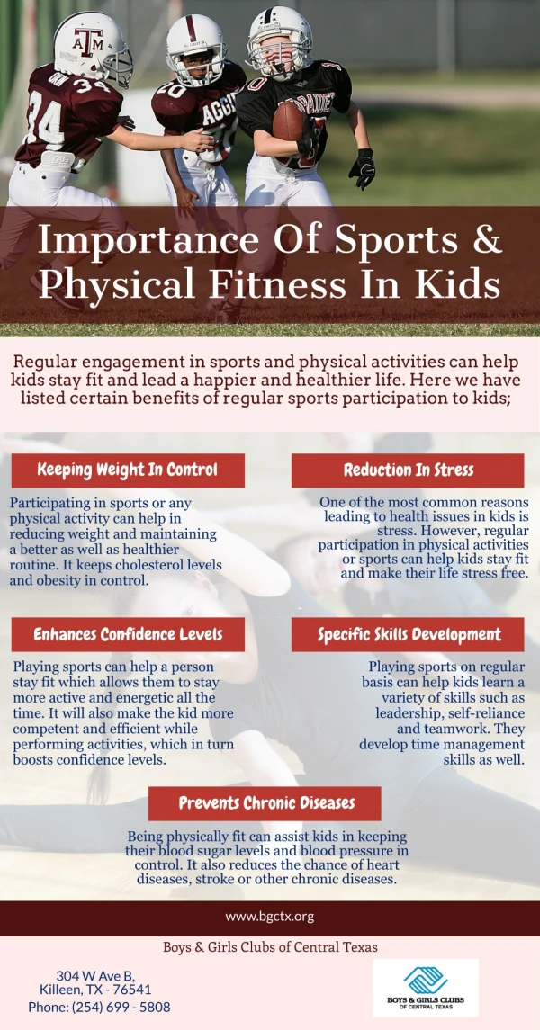 Importance Of Sports & Physical Fitness In Kids