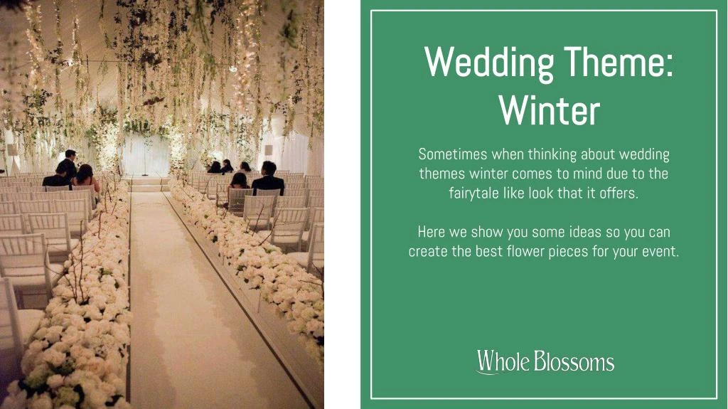 wedding theme winter