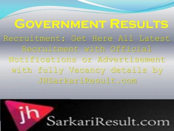 government results