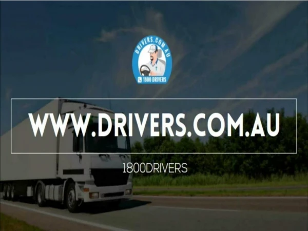 1800 Drivers PPT