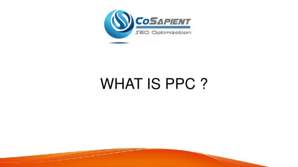 What is ppc - Cosapient