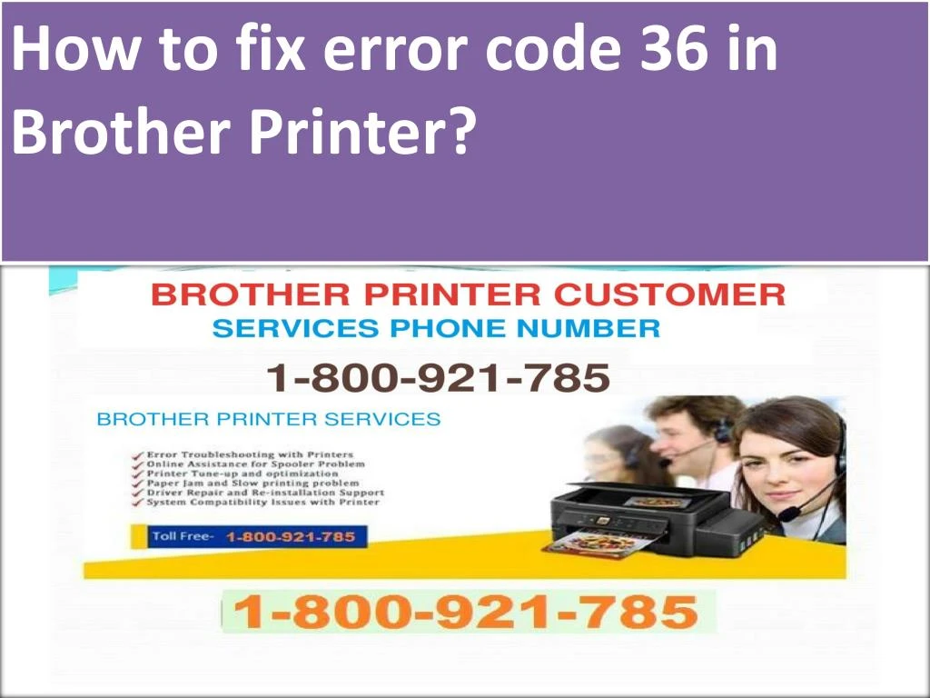 how to fix error code 36 in brother printer