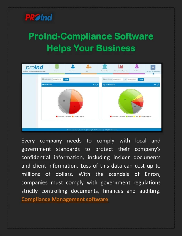 Proind-Compliance Management software